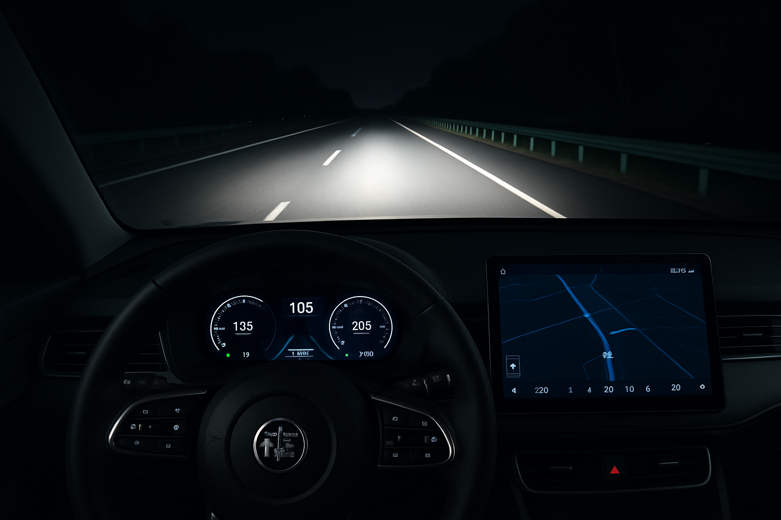 夜间前照灯光型